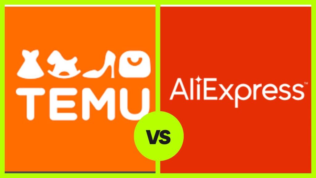 Temu vs AliExpress logos - Temu vs AliExpress