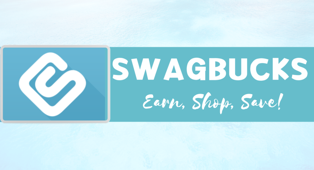 Swagbucks logo with stylized white text.